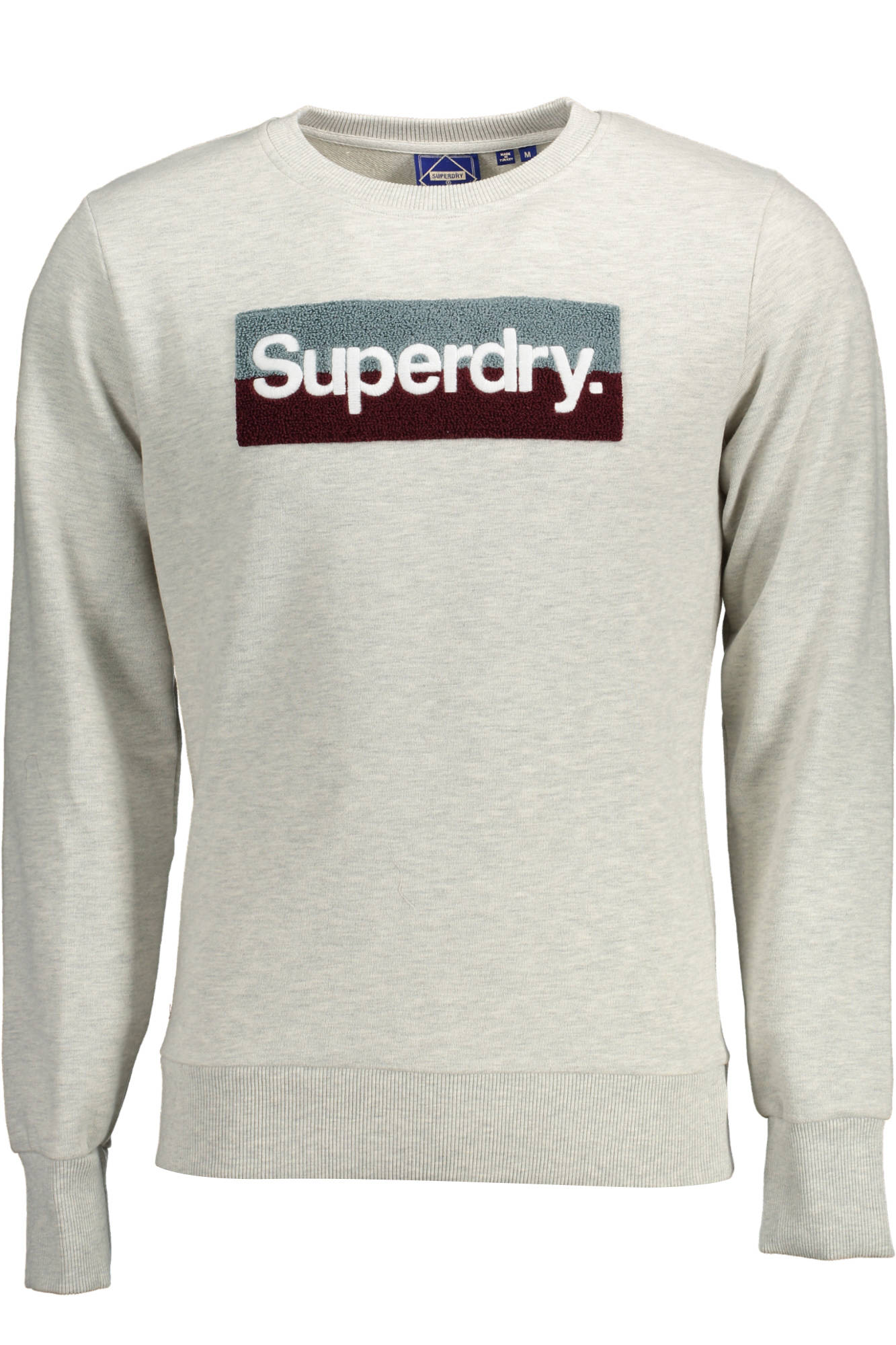 SUPERDRY PULÓPÓL cipzár nélkül, SZÜRKE