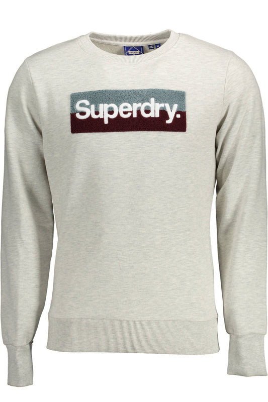 SUPERDRY PULÓPÓL cipzár nélkül, SZÜRKE