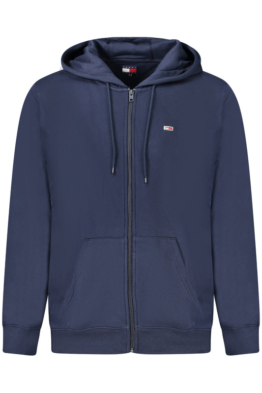 TOMMY HILFIGER FÉRFI CIPZÁROS PULÓZÓ, KÉK