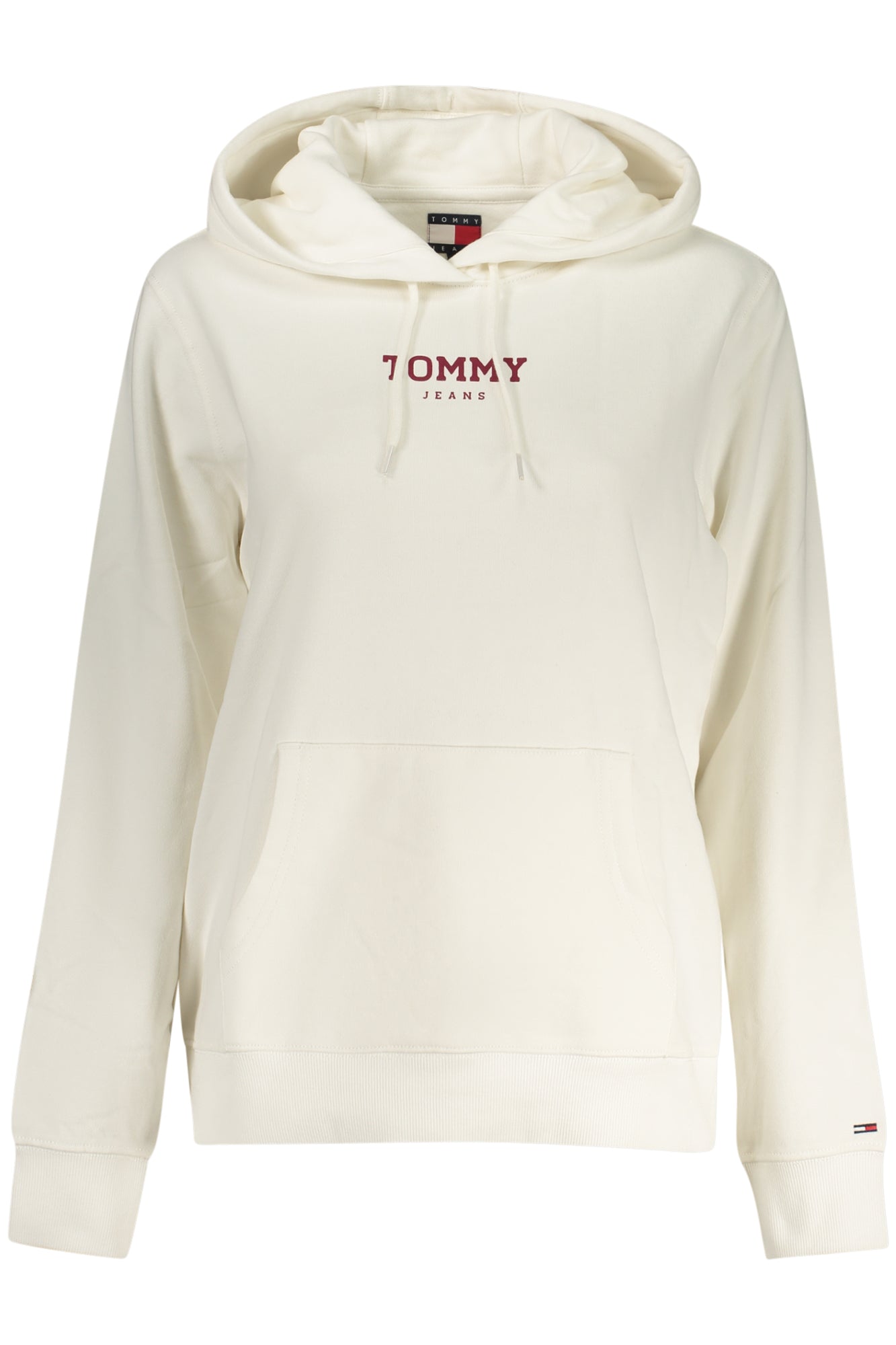 TOMMY HILFIGER NŐI CIPZÁRAS PULÓVER FEHÉR