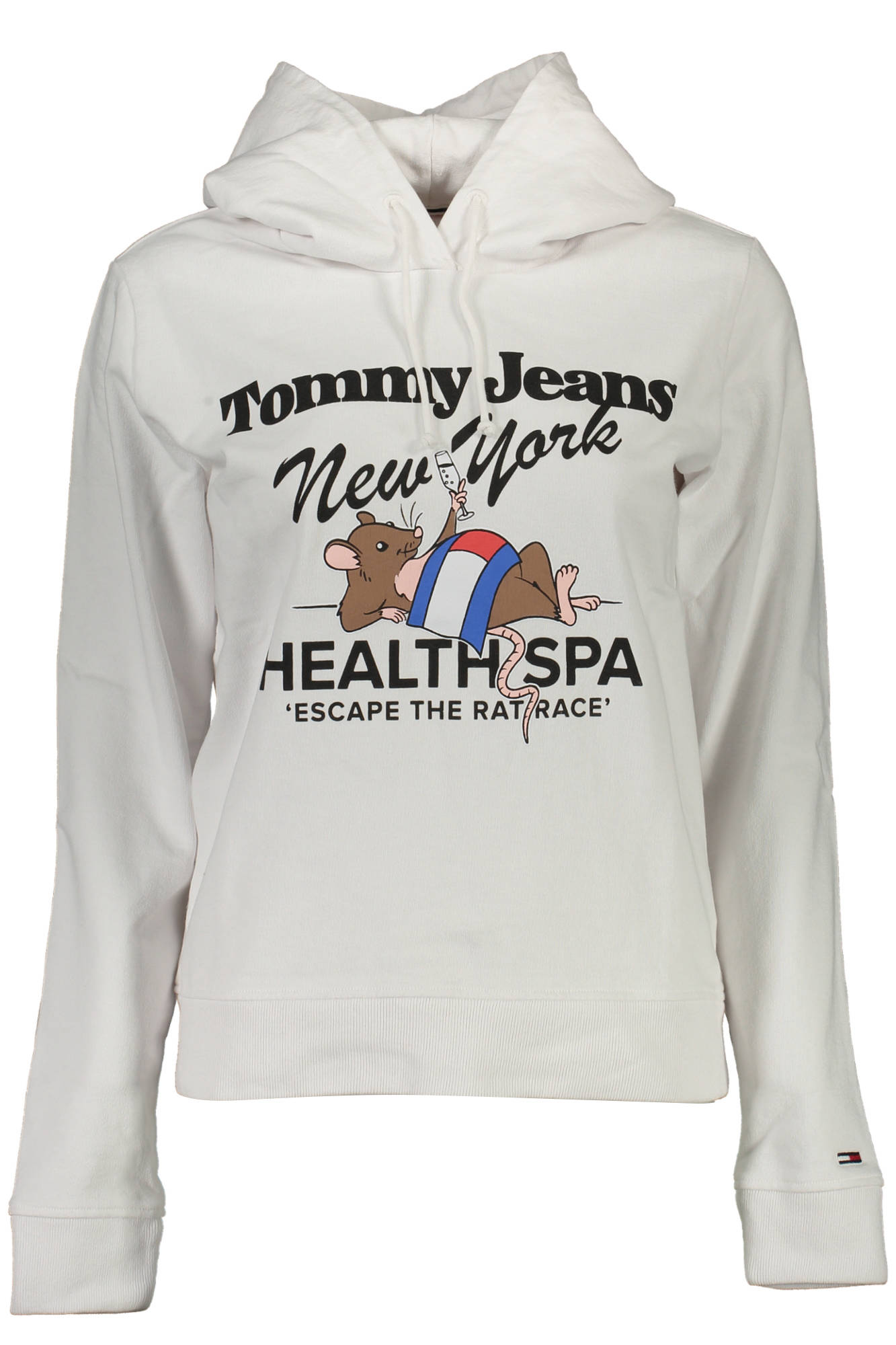 TOMMY HILFIGER CIPZÁR NÉLKÜLI NŐI FEHÉR PULÓVER