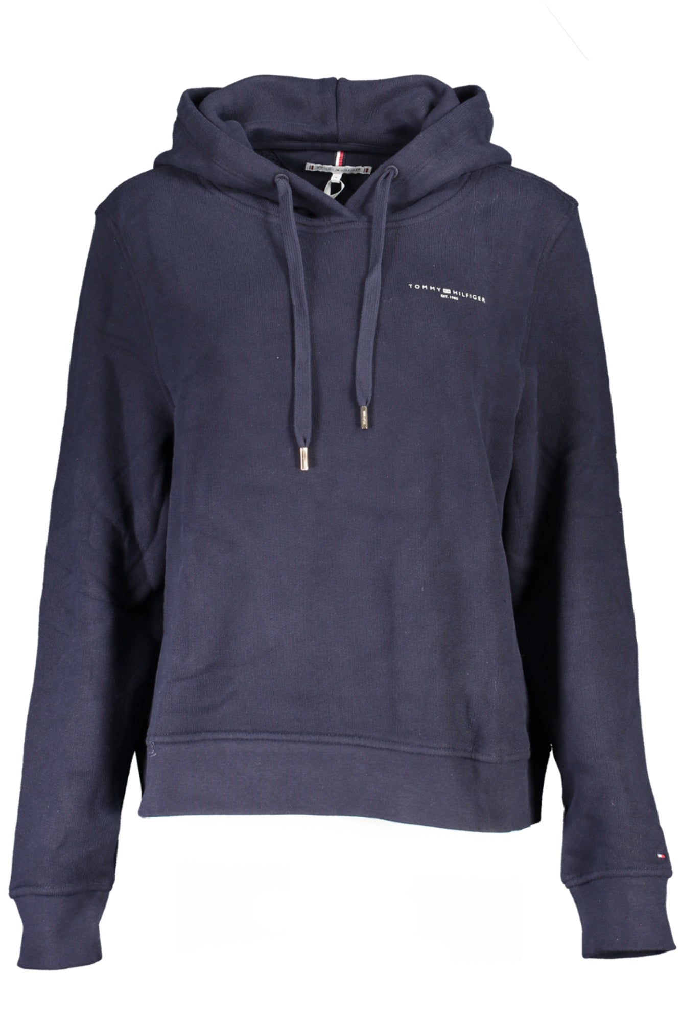 TOMMY HILFIGER NŐI KÉK cipzár nélküli pulóver
