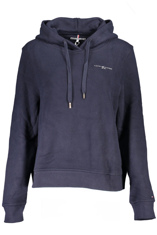 TOMMY HILFIGER NŐI KÉK cipzár nélküli pulóver