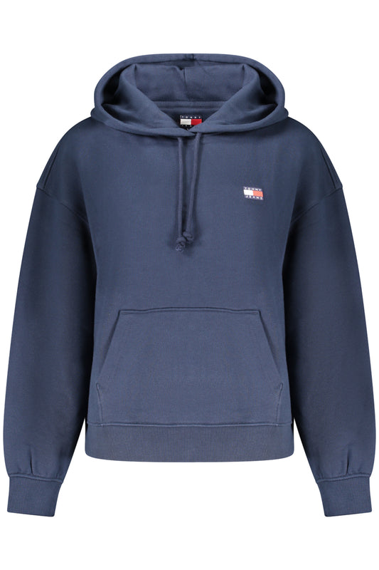 TOMMY HILFIGER NŐI KÉK CIPZÁROS PULÓVER