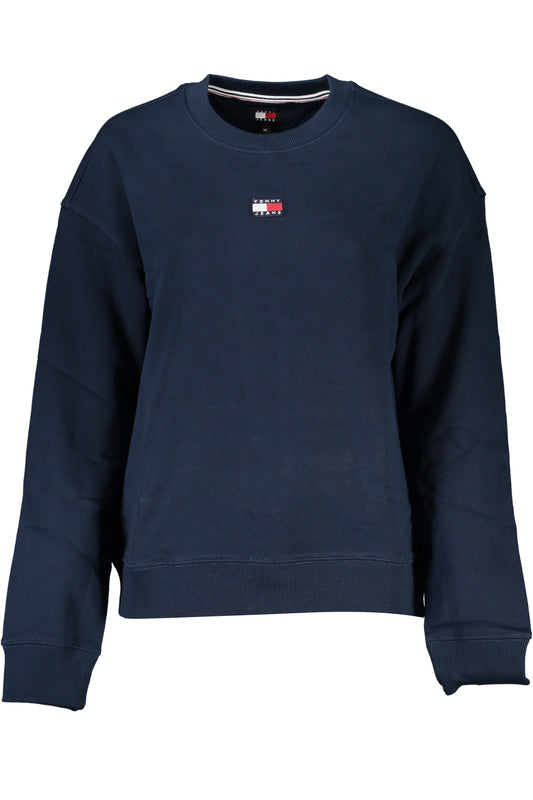 TOMMY HILFIGER NŐI KÉK cipzár nélküli pulóver