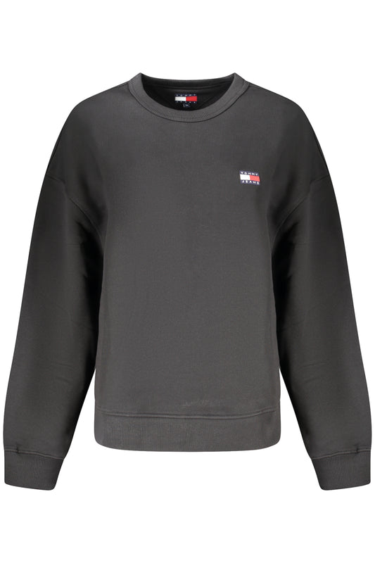 TOMMY HILFIGER PULÓPÓL CIPZZÁR NÉLKÜL FEKETE NŐI
