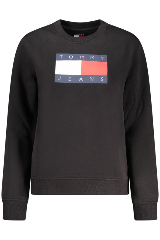TOMMY HILFIGER NŐI FEKETE CIPZÁROS PULÓVER