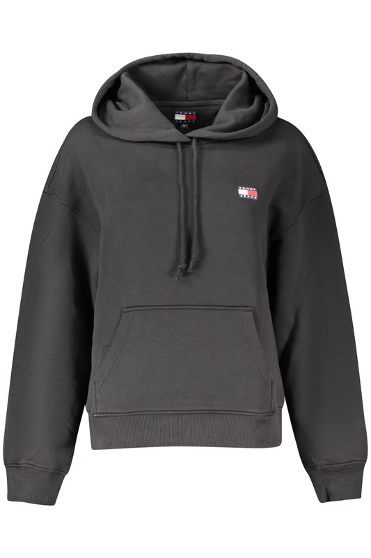TOMMY HILFIGER PULÓPÓL CIPZZÁR NÉLKÜL FEKETE NŐI