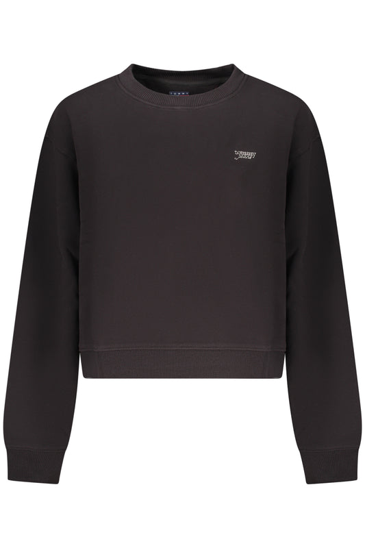 TOMMY HILFIGER NŐI FEKETE CIPZÁROS PULÓVER