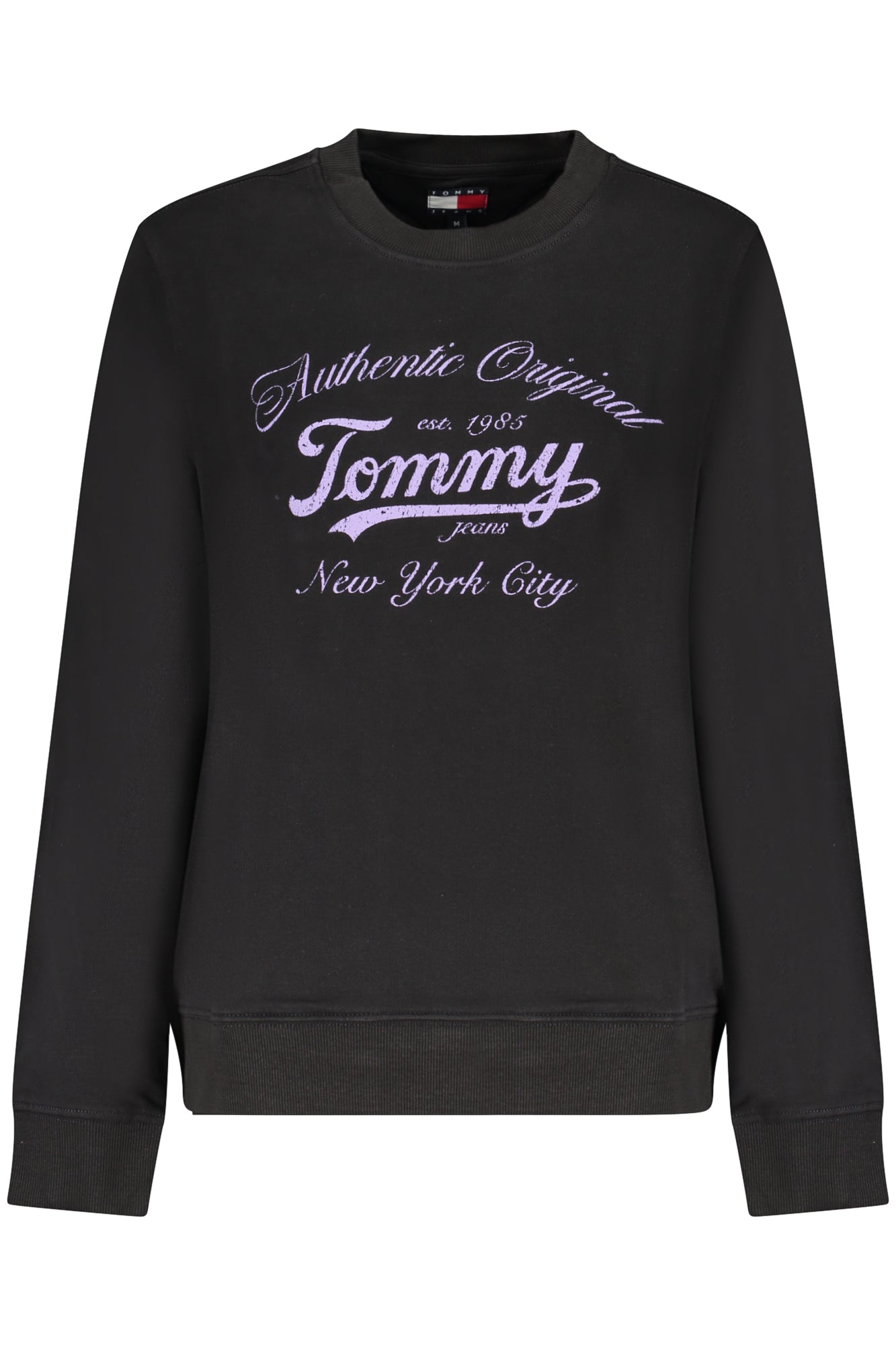 TOMMY HILFIGER NŐI FEKETE CIPZÁROS PULÓVER