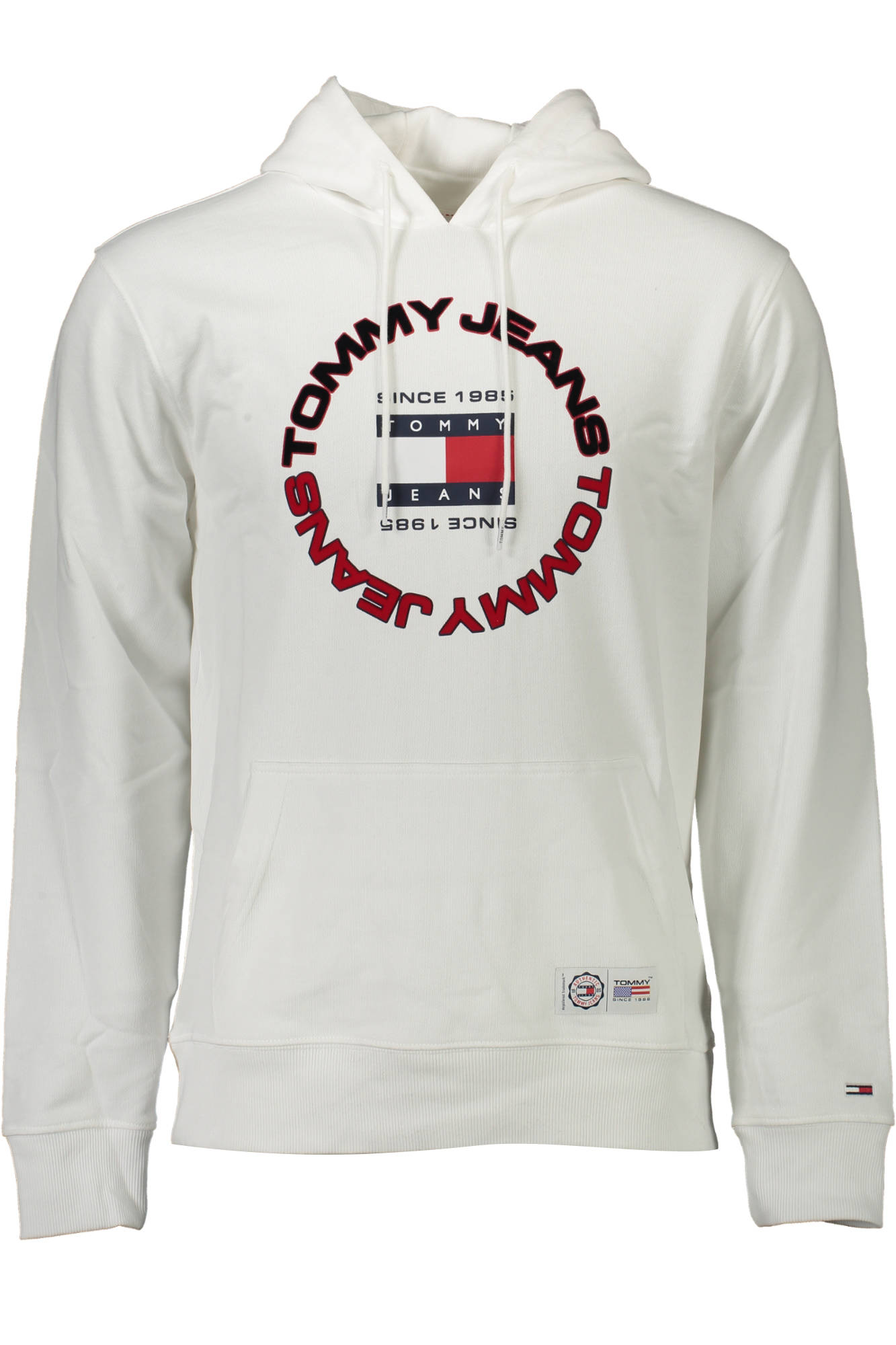 TOMMY HILFIGER FÉRFI FEHÉR PULÓZPÓLÓ ZIP NÉLKÜL