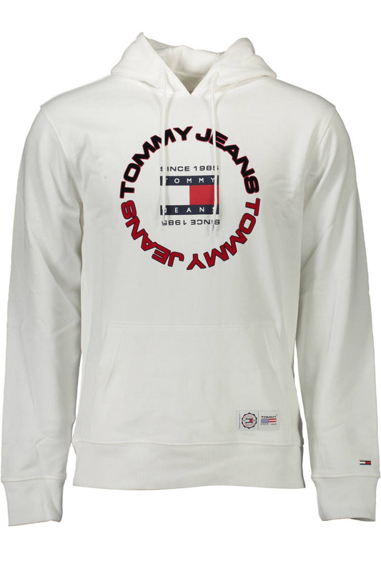 TOMMY HILFIGER FÉRFI FEHÉR PULÓZPÓLÓ ZIP NÉLKÜL