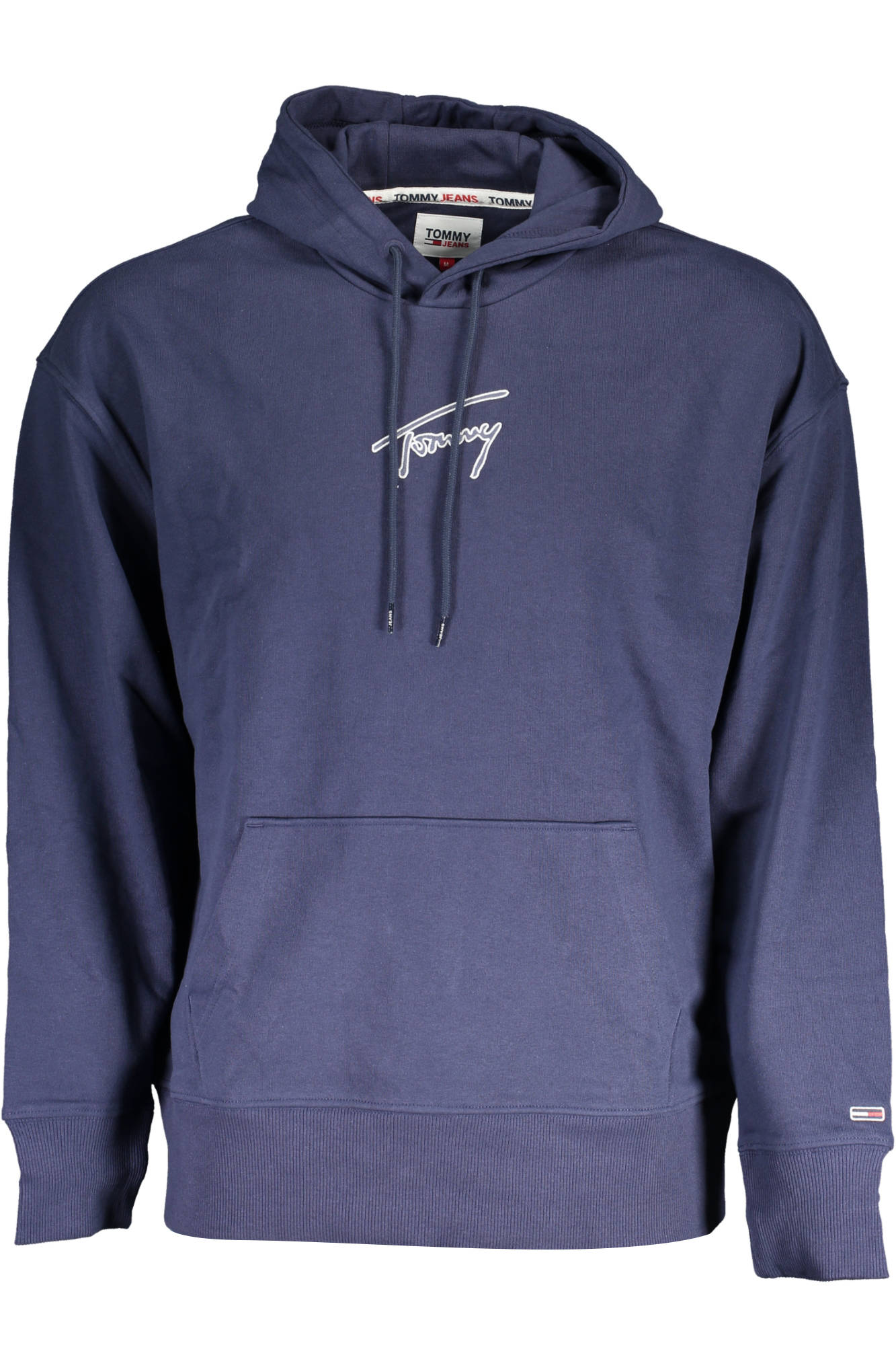 TOMMY HILFIGER FÉRFI KÉK cipzár nélküli pulóver