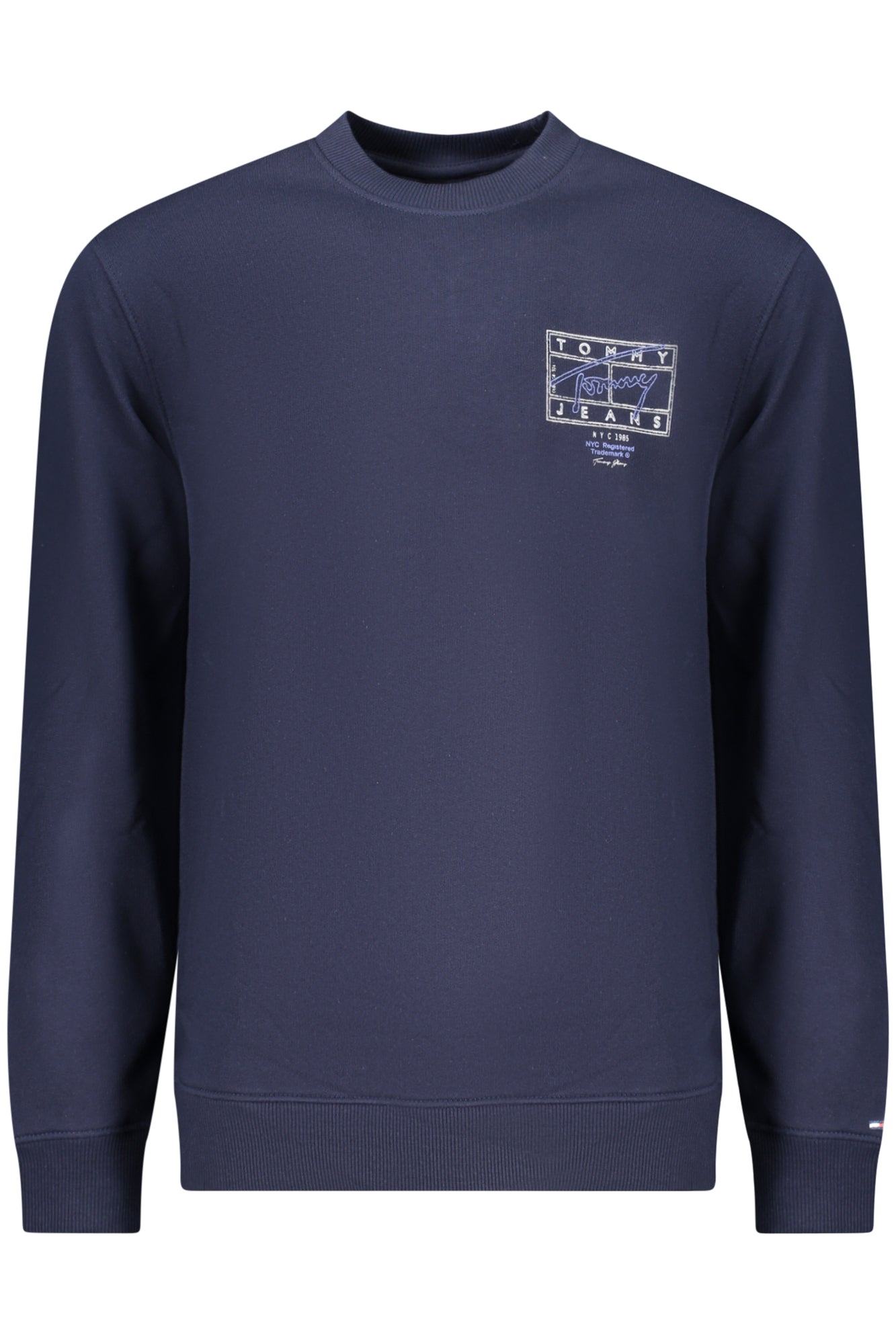 TOMMY HILFIGER FÉRFI KÉK CIPZÁROS PULÓVER