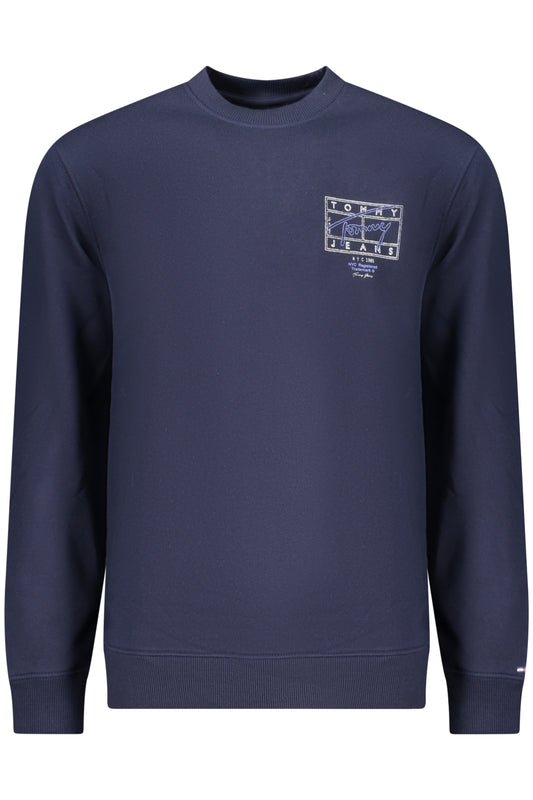 TOMMY HILFIGER FÉRFI KÉK CIPZÁROS PULÓVER