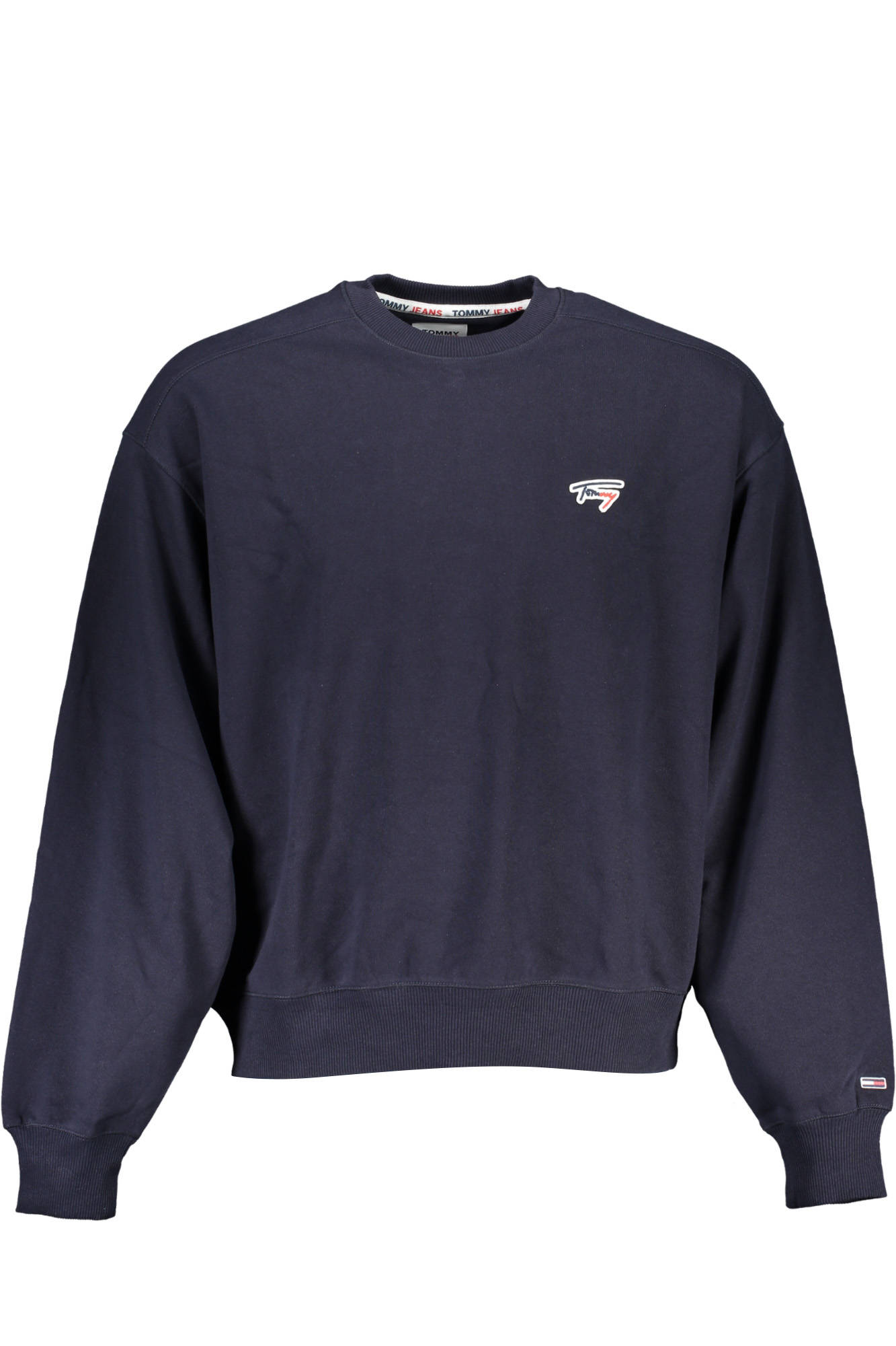 TOMMY HILFIGER FÉRFI KÉK cipzár nélküli pulóver