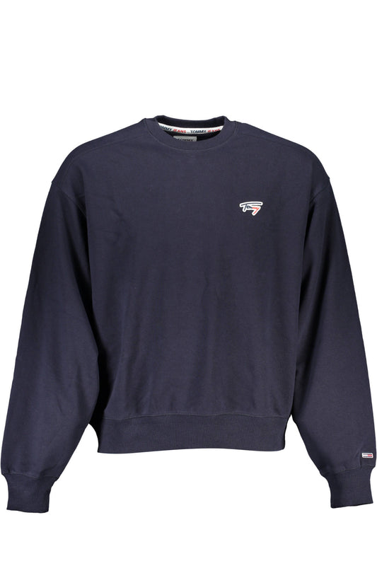 TOMMY HILFIGER FÉRFI KÉK cipzár nélküli pulóver