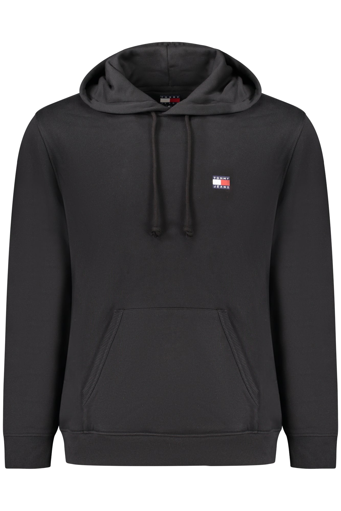 TOMMY HILFIGER FÉRFI FEKETE CIPZÁROS PULÓVER