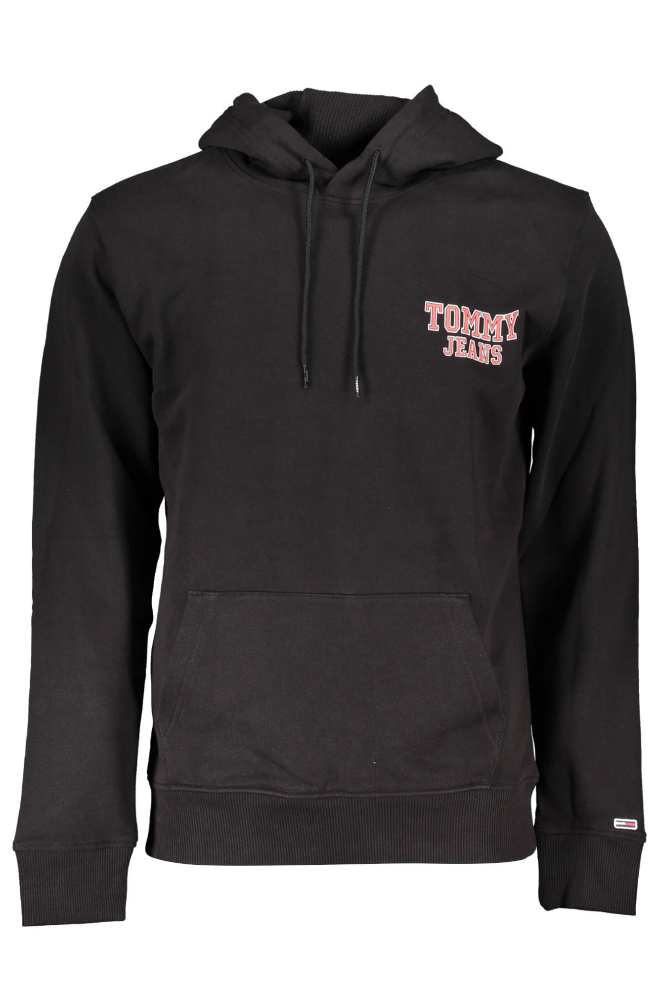 TOMMY HILFIGER PULÓPÓL CIPZZÁR NÉLKÜL FEKETE FÉRFI