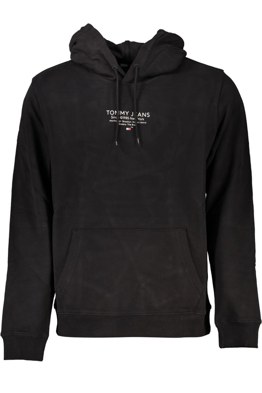 TOMMY HILFIGER FÉRFI FEKETE CIPZÁR NÉLKÜLI PÓLÓ