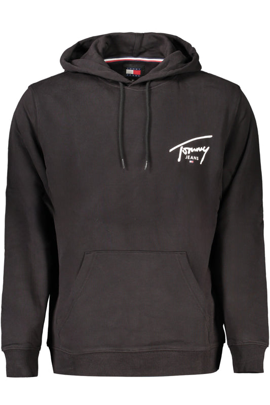 TOMMY HILFIGER FÉRFI FEKETE CIPZÁR NÉLKÜLI PÓLÓ
