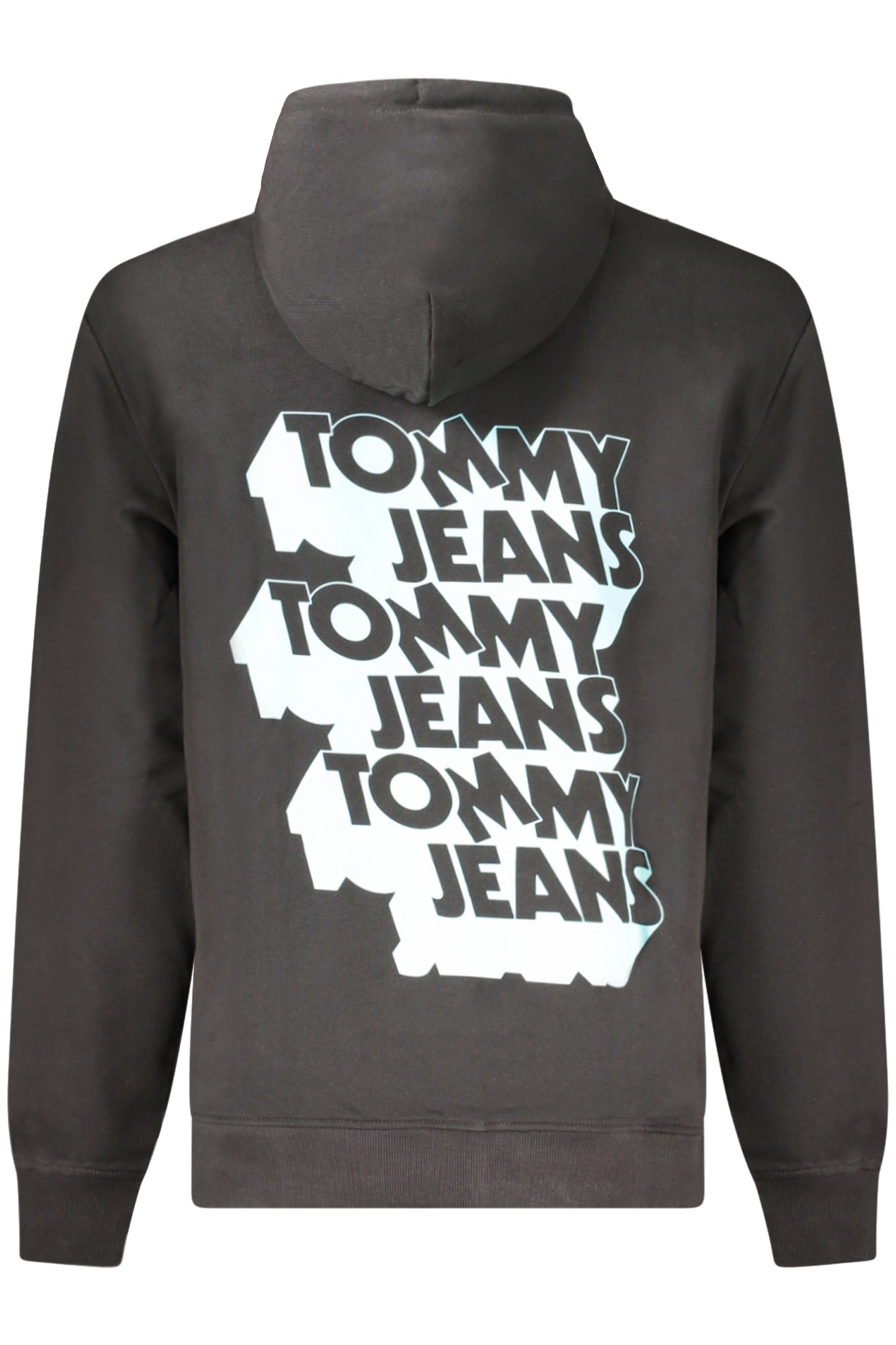 TOMMY HILFIGER FÉRFI FEKETE CIPZÁROS PULÓVER