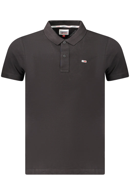 TOMMY HILFIGER FÉRFI RÖVID UJJÚ POLO FEKETE