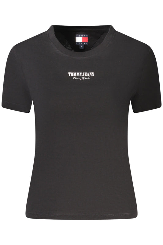 TOMMY HILFIGER NŐI RÖVID UJJÚ PÓLÓ FEKETE