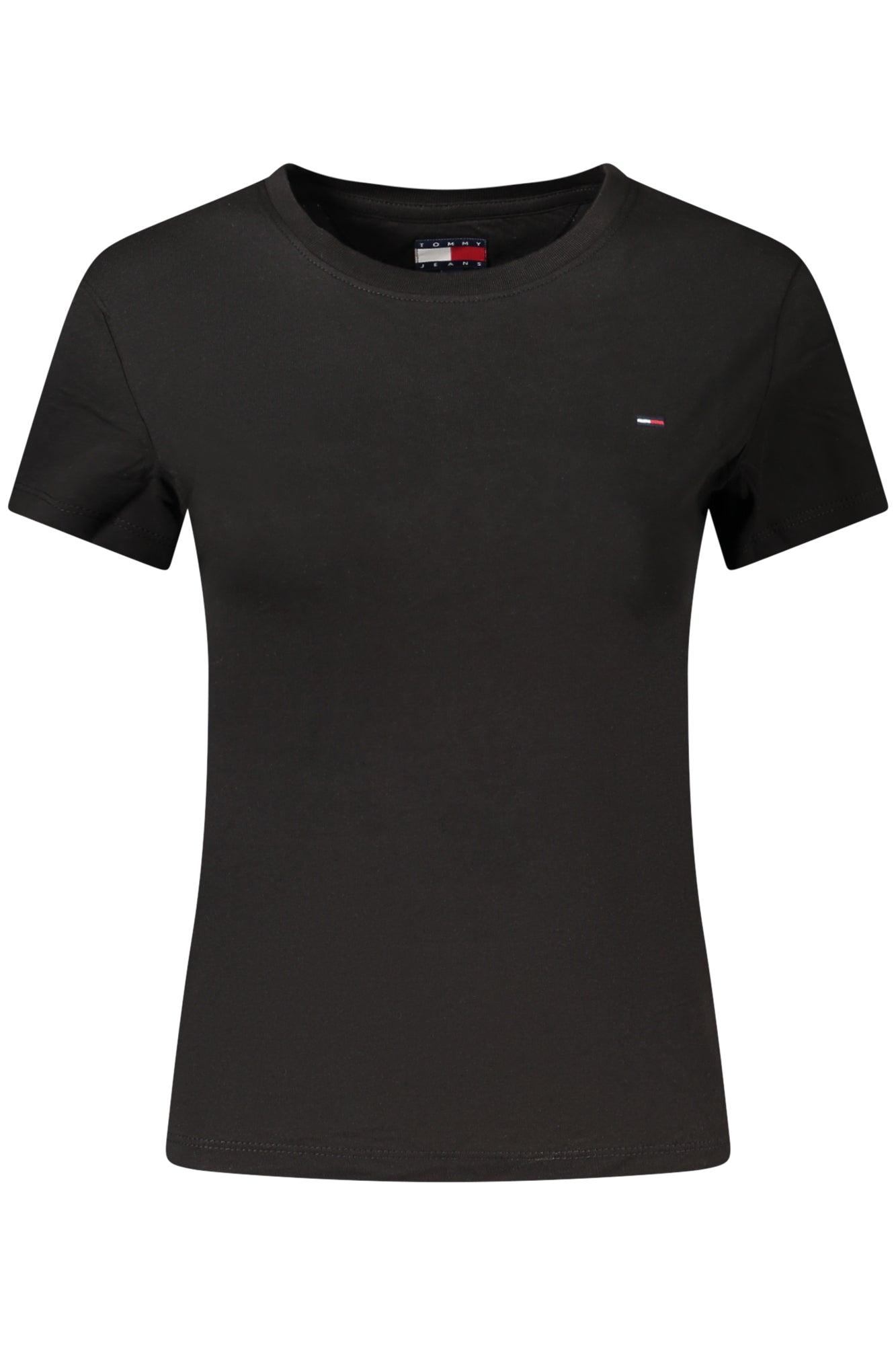 TOMMY HILFIGER NŐI RÖVID UJJÚ PÓLÓ FEKETE