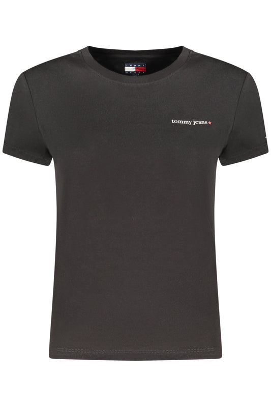 TOMMY HILFIGER NŐI RÖVID UJJÚ PÓLÓ FEKETE