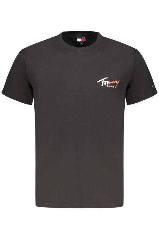 TOMMY HILFIGER FÉRFI RÖVID UJJÚ PÓLÓ FEKETE