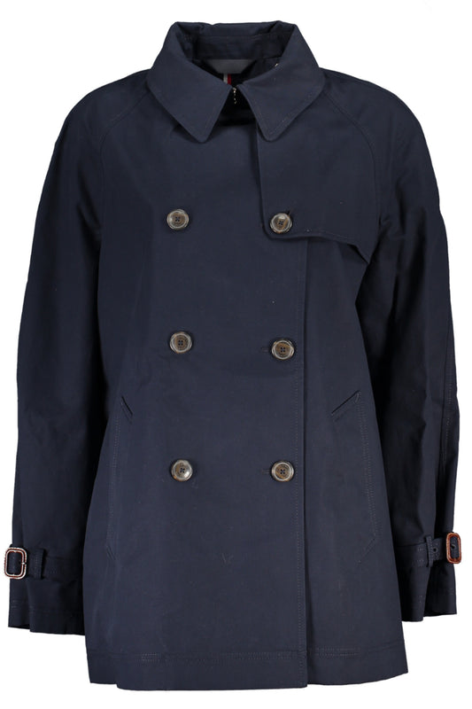 TOMMY HILFIGER NŐI KÉK TRENCH KABÁT