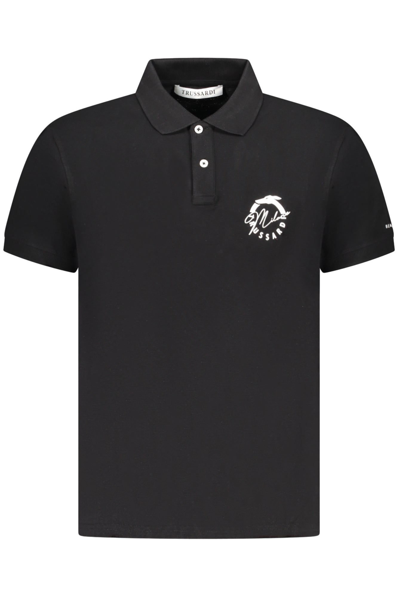 TRUSSARDI FÉRFI RÖVID UJJÚ POLO FEKETE