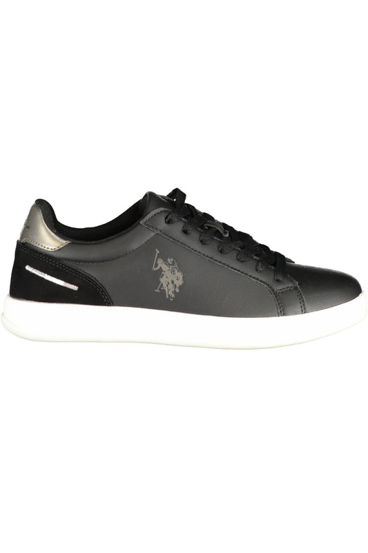 US POLO ASSN. NŐI FEKETE SPORTCIPŐ