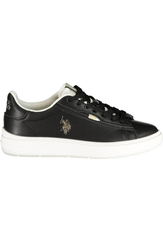 US POLO ASSN. NŐI FEKETE SPORTCIPŐ