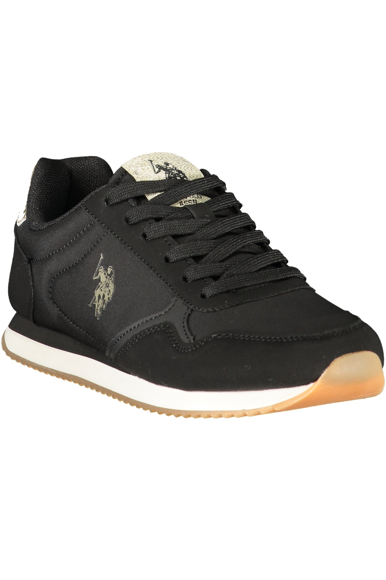 US POLO ASSN. NŐI FEKETE SPORTCIPŐ