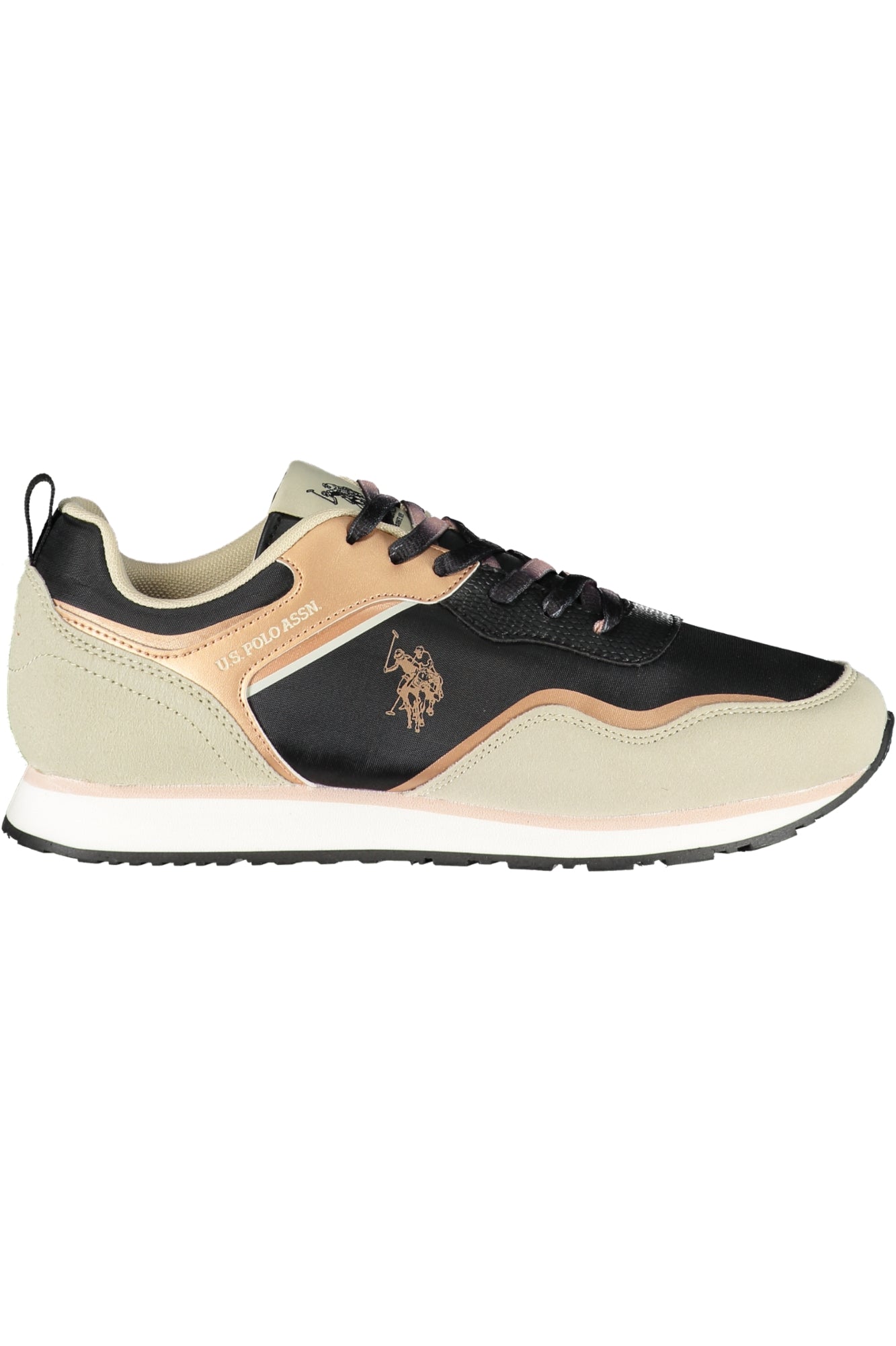 US POLO ASSN. NŐI FEKETE SPORTCIPŐ