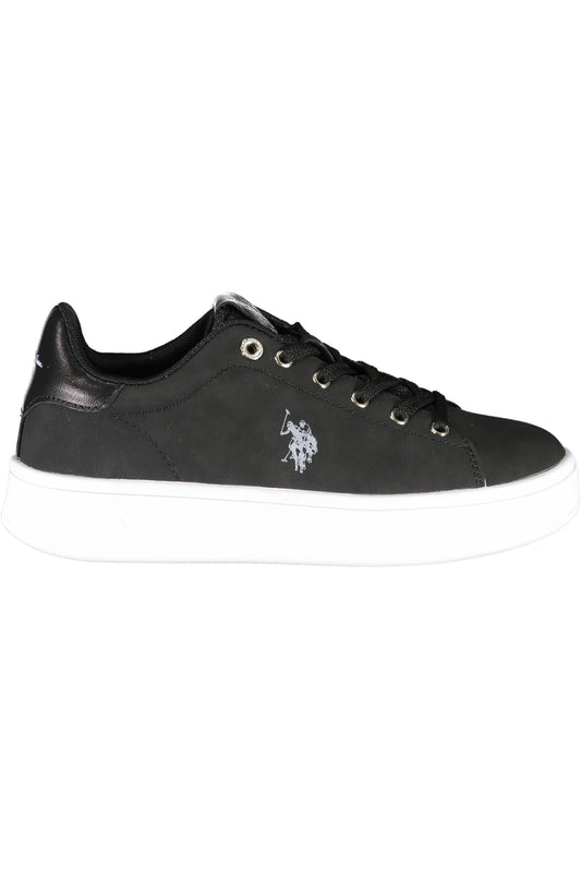 US POLO ASSN. NŐI FEKETE SPORTCIPŐ