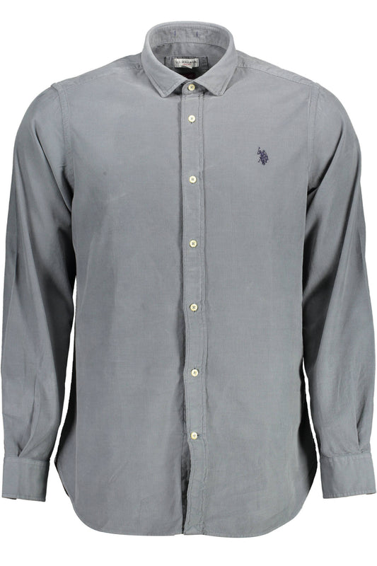 US POLO ASSN. FÉRFI KÉK HOSSZÚ UJJÚ PÓLÓ