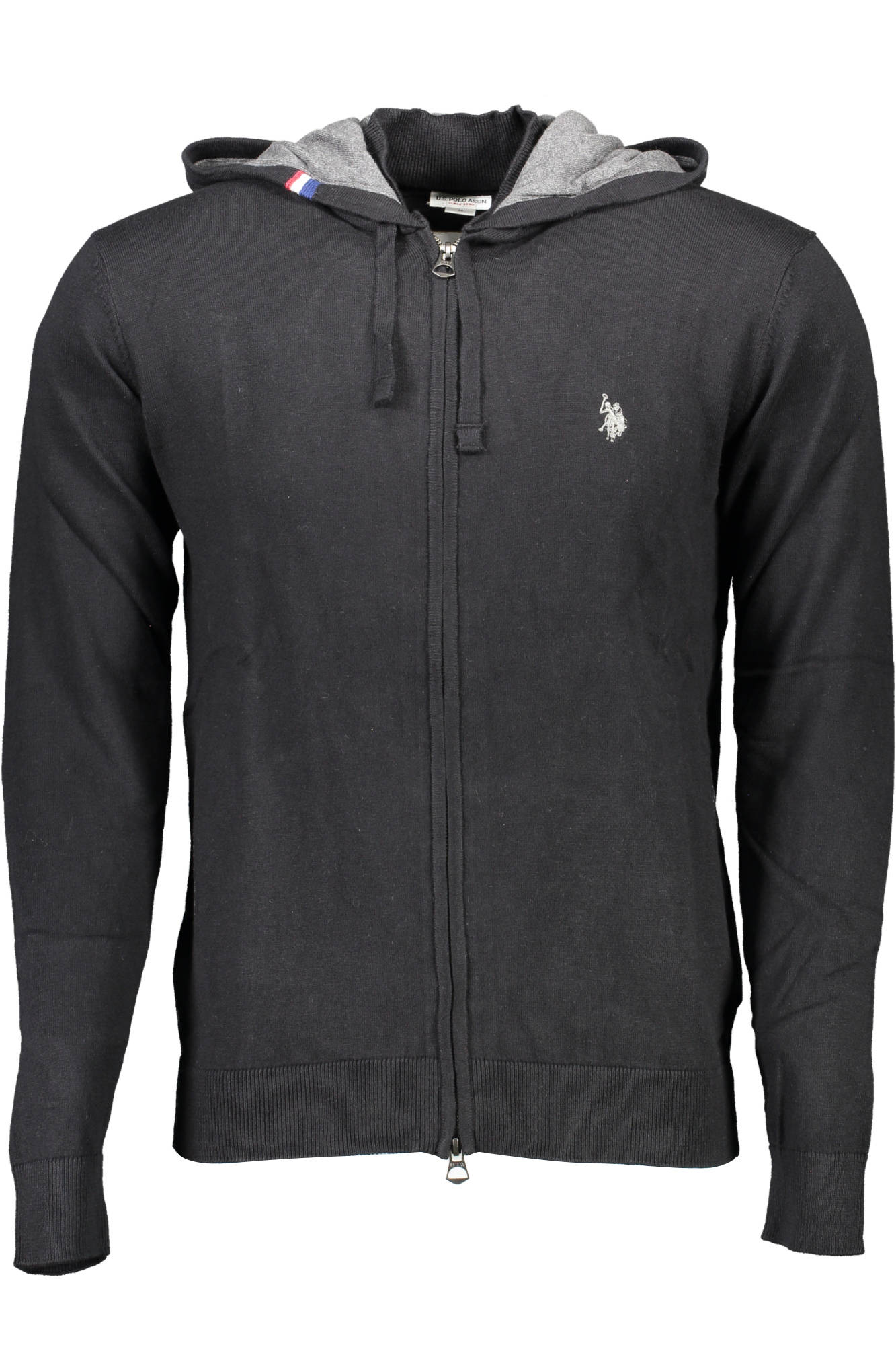 US POLO ASSN. FÉRFI FEKETE KARDIGÁN