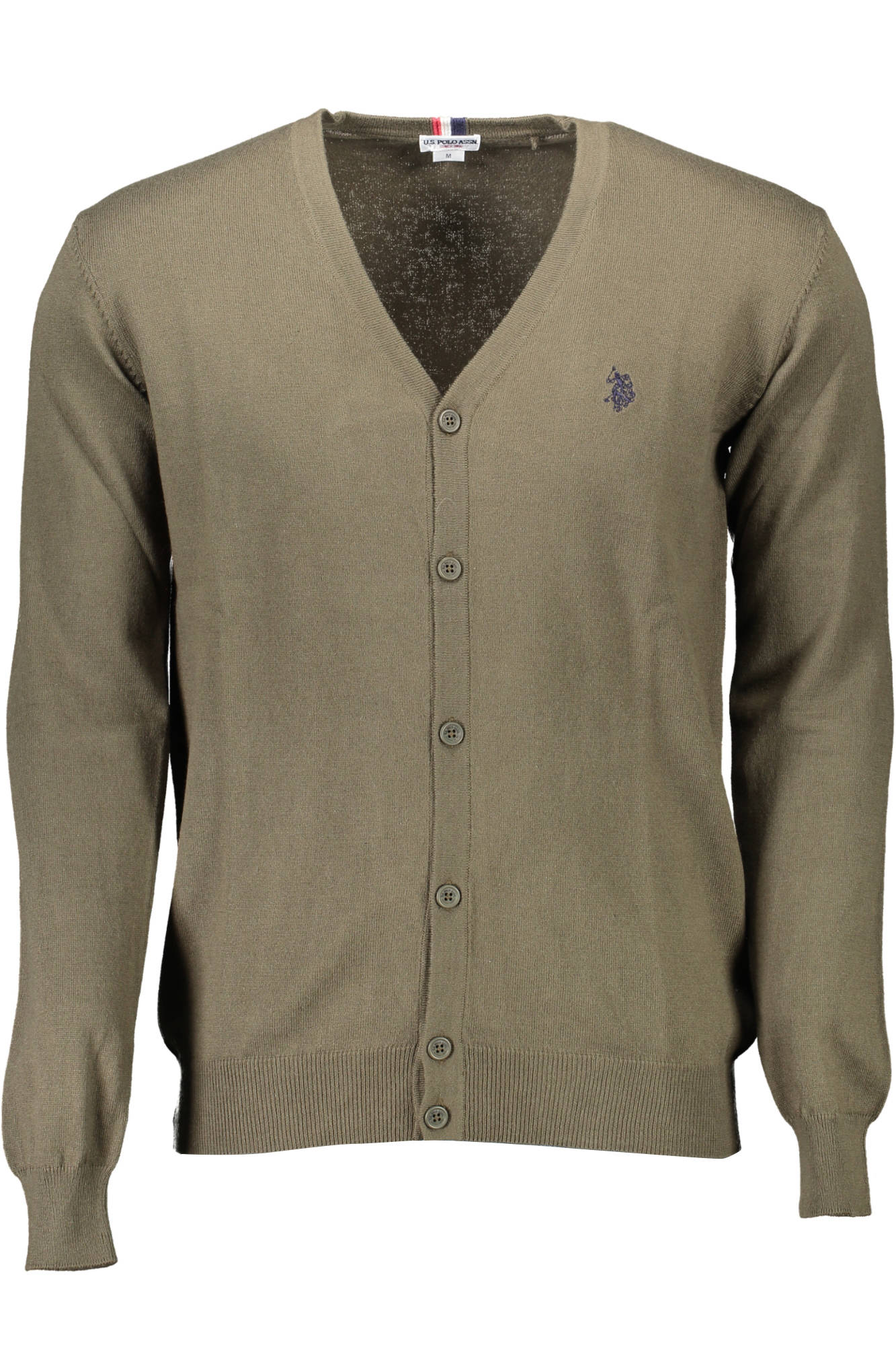 US POLO ASSN. FÉRFI ZÖLD KARDIGÁN