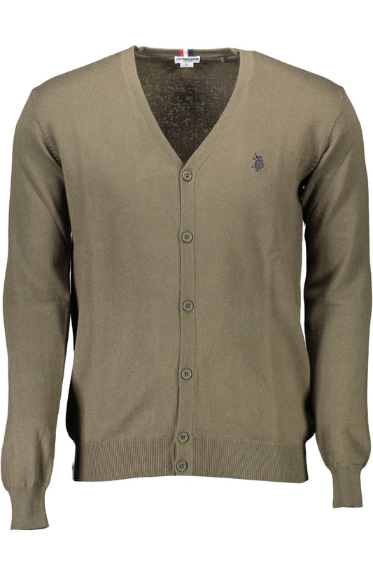 US POLO ASSN. FÉRFI ZÖLD KARDIGÁN