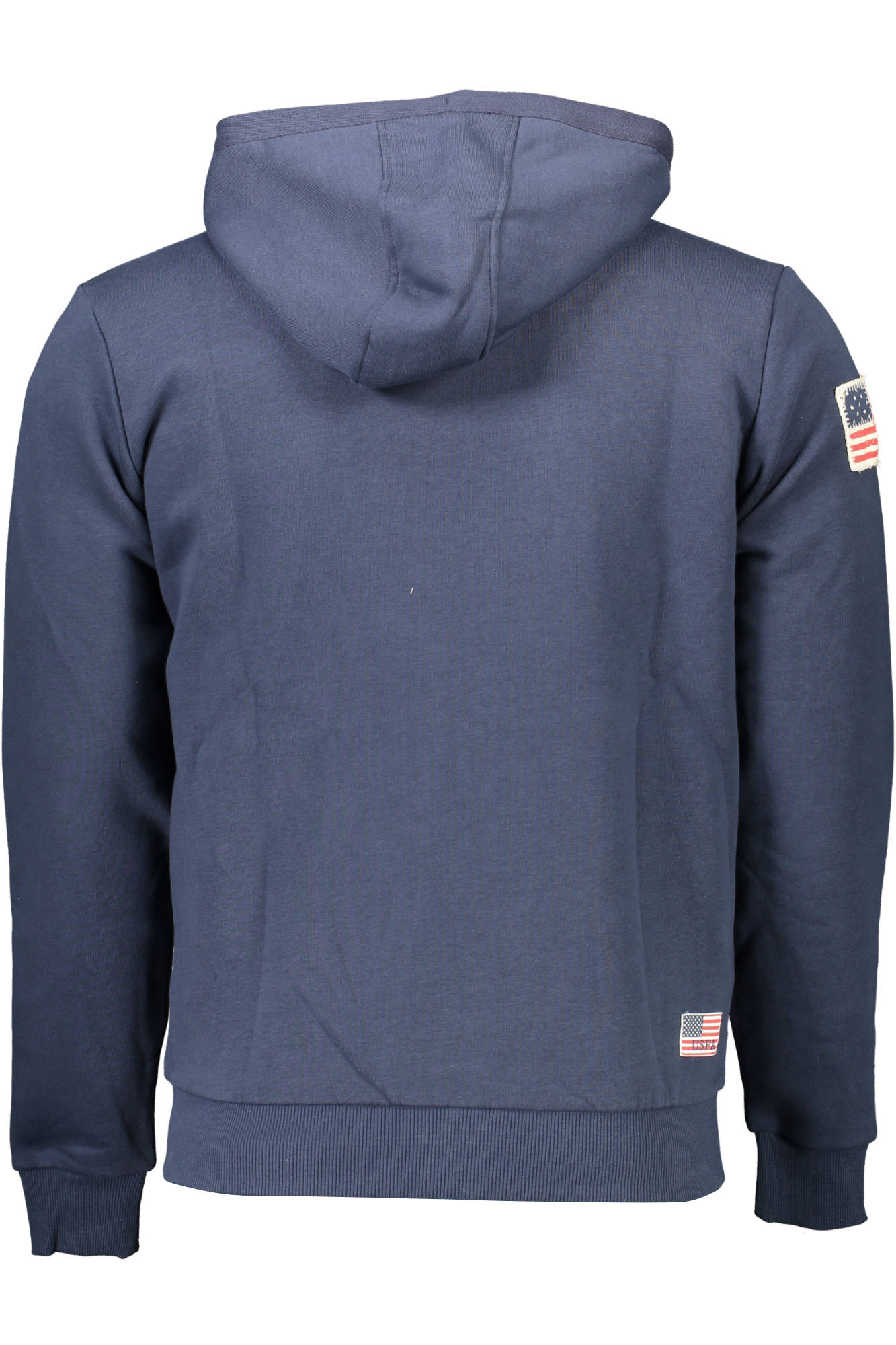 US POLO ASSN. FÉRFI KÉK CIPZÁROS PULÓVER