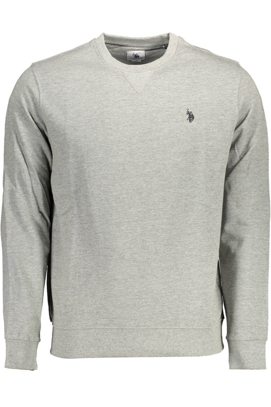 US POLO ASSN. FÉRFI SZÜRKE CIPZÁROS PULÓVER