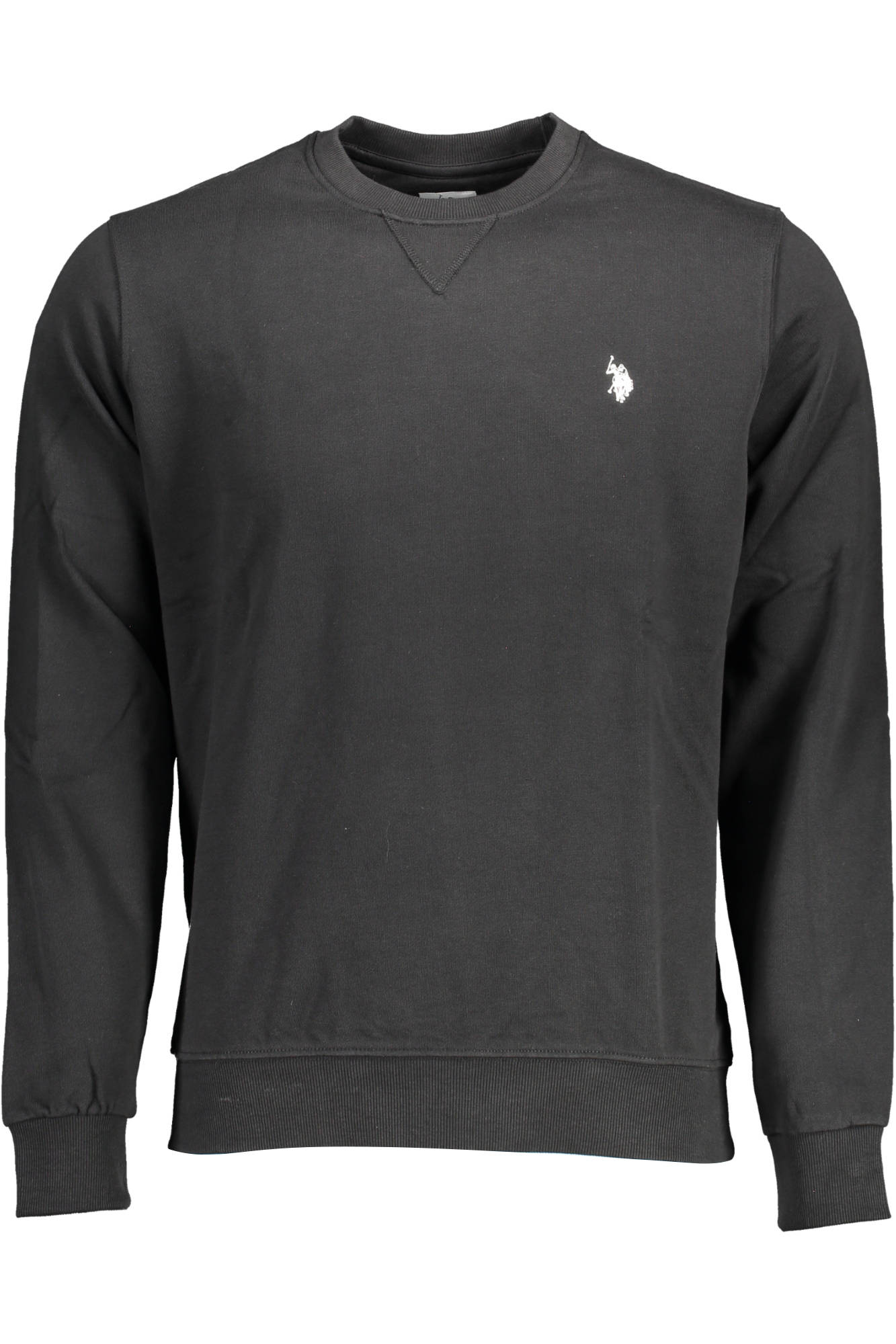 US POLO ASSN. FÉRFI FEKETE CIPZÁROS PULÓVER