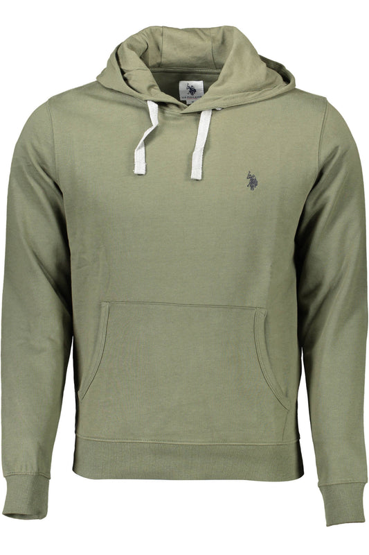 US POLO ASSN. FÉRFI ZÖLD CIPZÁROS PULÓVER