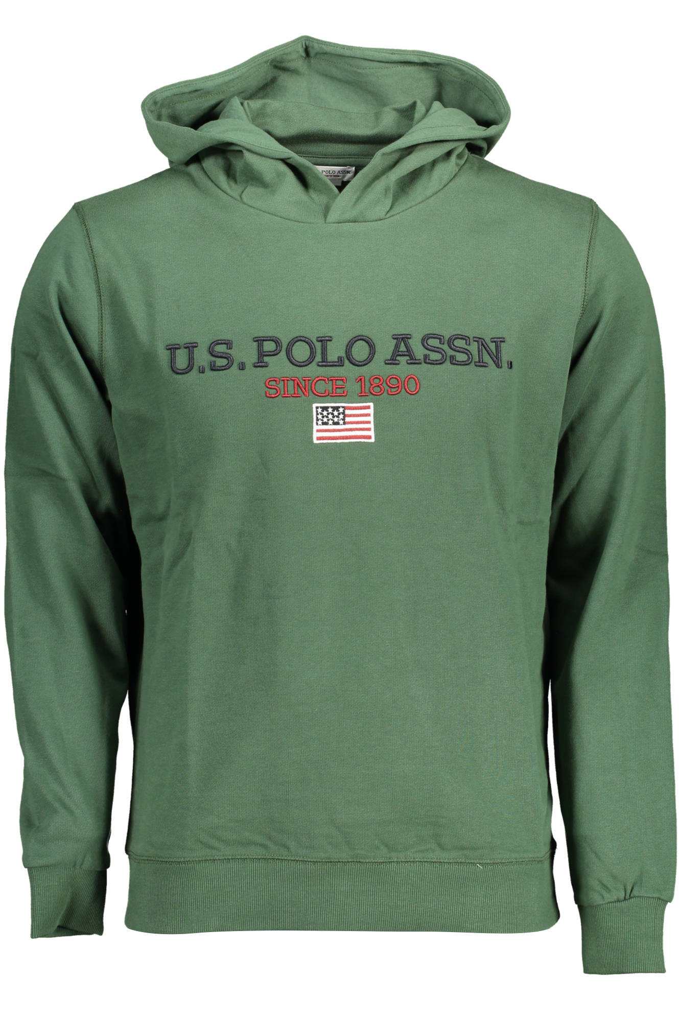 US POLO ASSN. FÉRFI ZÖLD CIPZÁROS PULÓVER