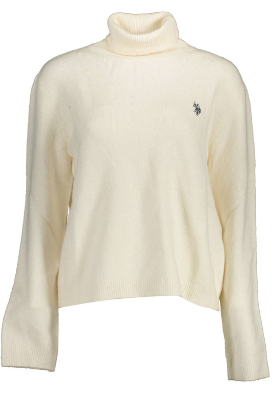 US POLO ASSN. NŐI FEHÉR PULÓVER