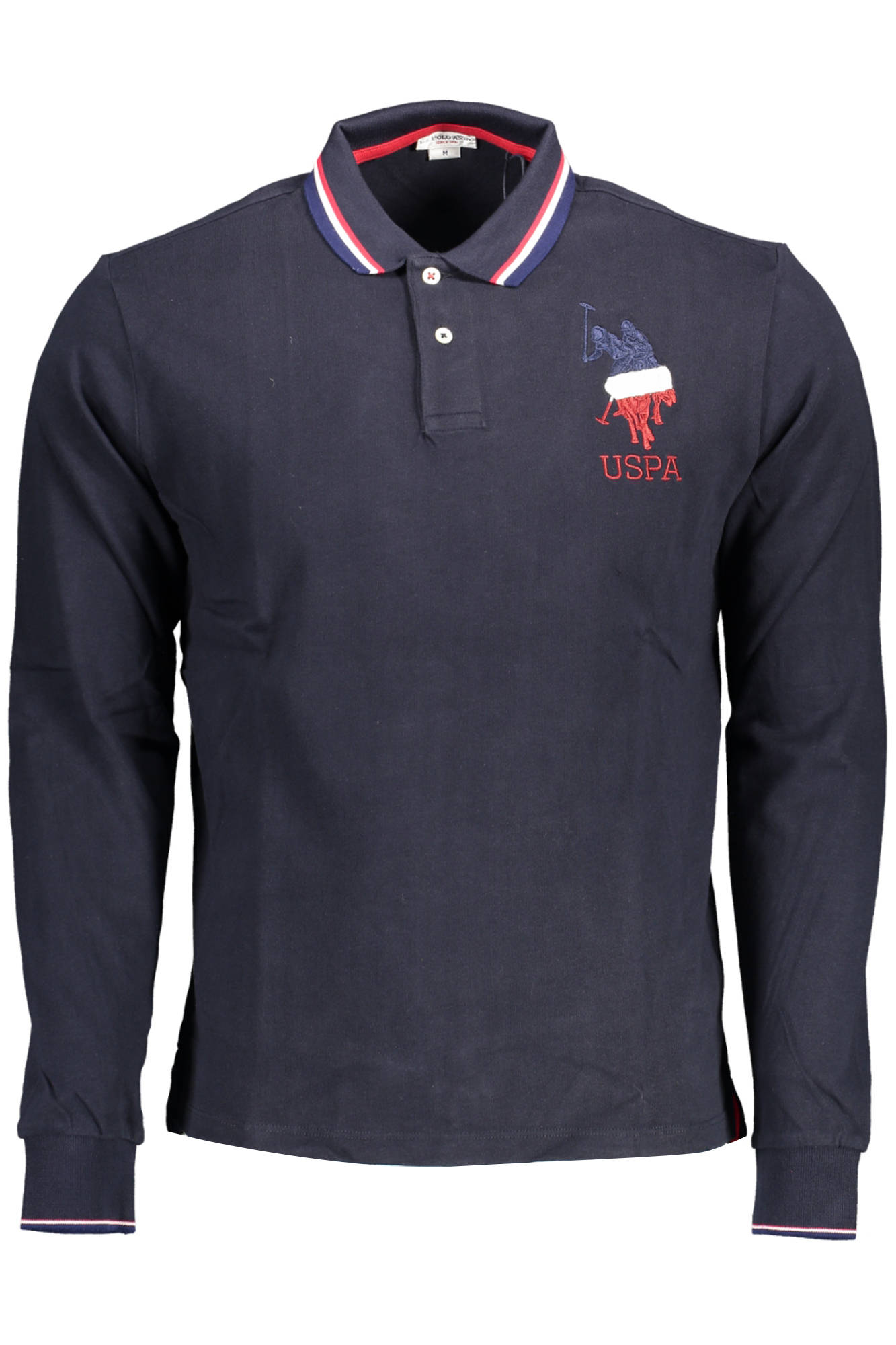 US POLO ASSN. FÉRFI HOSSZÚ UJJÚ PÓLÓ, KÉK