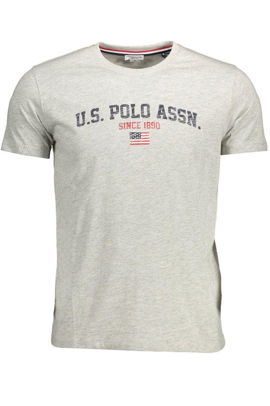 US POLO ASSN. FÉRFI RÖVID UJJÚ PÓLÓ, SZÜRKE